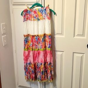 Vintage Rhonda Stark Boho Maxi Skirt Size L